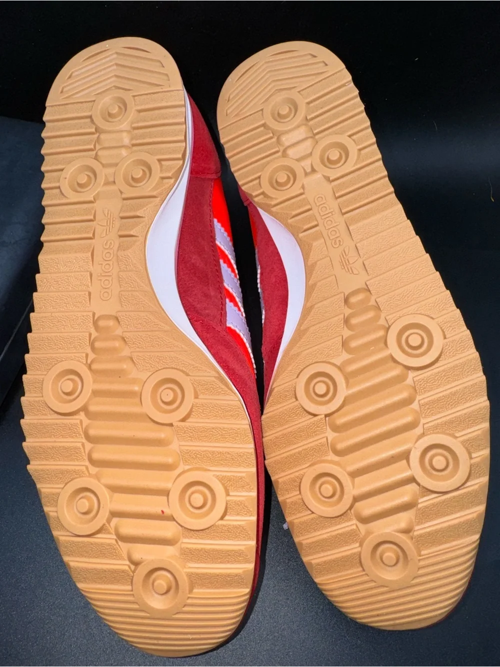 Adidas SL 72 OG Bright Red Lucid Pink White Women’s 9.5 / Men’s 8 JH7392 NWT